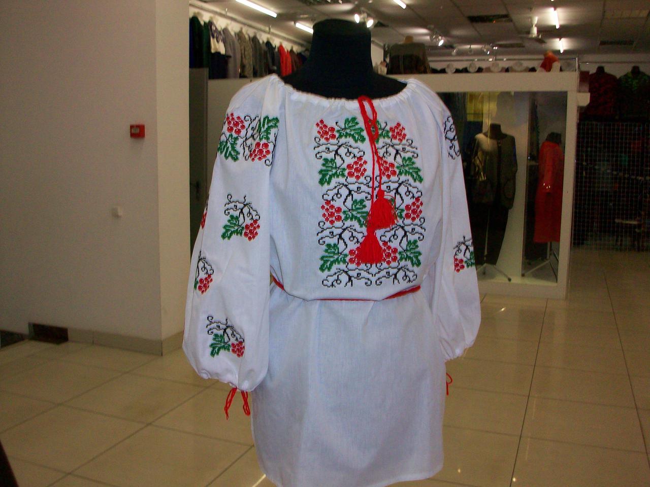 Жіноча вишиванка штапель , Калина