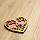 Подушечка для кілець із дерева ажурна, фото 2