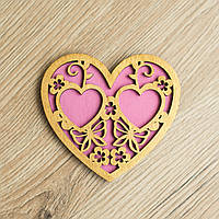 Подушечка для кілець із дерева ажурна