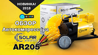 Обзор автокомпрессора Solar AR205