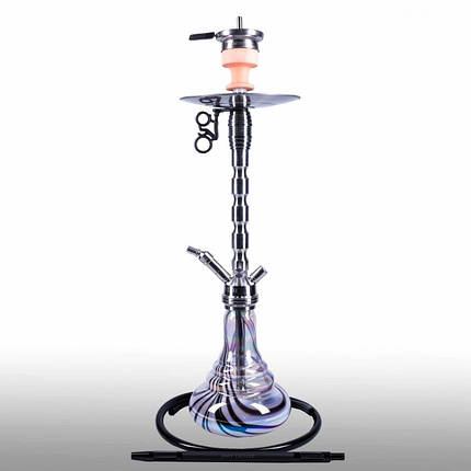 Кальян AMY Deluxe SS 02R Style PLUS steel чорний, фото 1