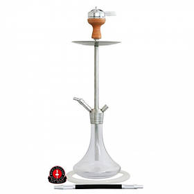 Кальян AMY Deluxe SS 09 Stick steel прозорий