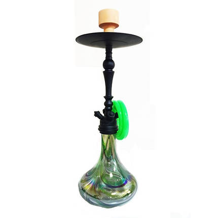 Кальян AMY Deluxe 057R Globe висота 76 см на 1 персону зелений, фото 2