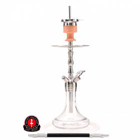 Кальян AMY Deluxe SS 10 Little hammer висота 57 см на 1 персону прозорий