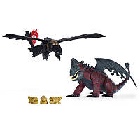 Как приручить дракона: набор из двух драконов «Битва Беззубика с красной смертью»