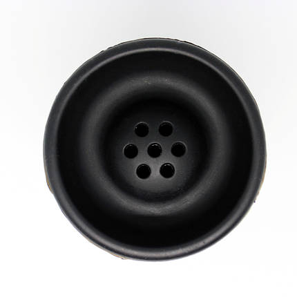 Чаша силіконова класична з дірками чорна, фото 2