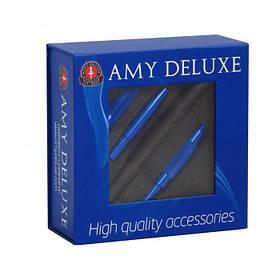 Шланг з алюмінієвим мундштуком AMY Deluxe S238 SET синій