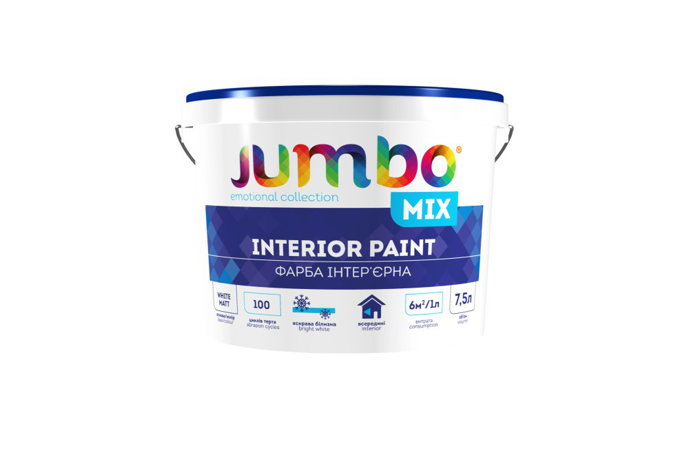 Jumbo Mix-7.5 л Фарба інтер'єрна високонаповнених