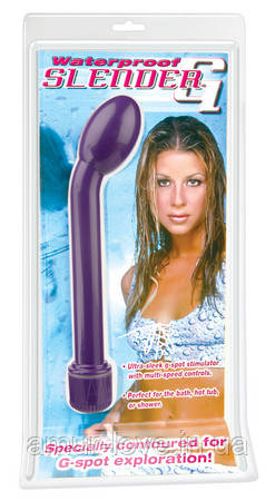 Стимулятор G-точки Waterproof Slender G, purple, фото 1