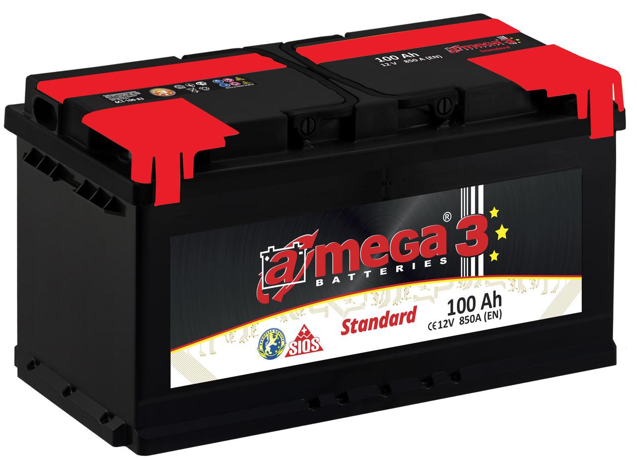 Акумулятор A-mega Standard 6СТ-100-АЗ (0)