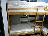 Дерев'яне 2-х ярусне ліжко Кошкін дом, фото 3