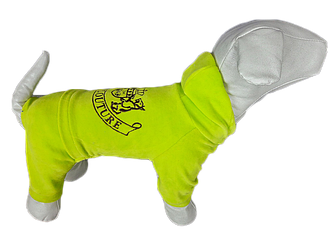 Велюровий комбінезон, костюм для собаки D-2. Одяг для тварин
