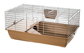 Клітка для гризунів, цинк SUPER RABBIT 80 FOLDING InterZoo 78*48*34 см