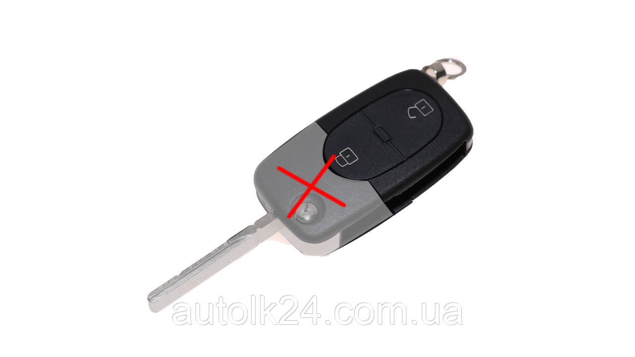 Викидний ключ (корпус) для Volkswagen під батарейку CR20