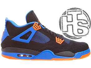 Жіночі кросівки Air Jordan 4 IV Retro Cavs Black/Orange Blaze/Old Royal 308497-027 40