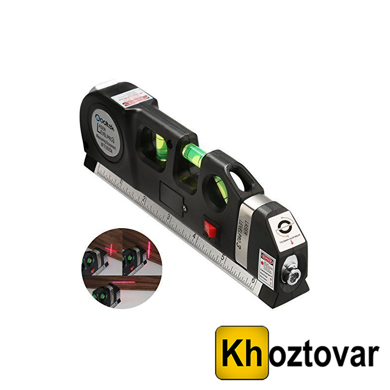 Лазерний рівень з рулеткою Laser Levelpro 3, фото 1