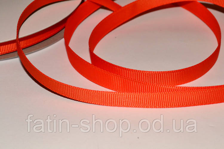 Репсова стрічка кол.Orange