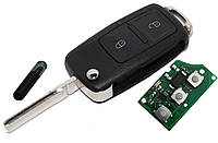 Выкидной ключ для SEAT, 1J0 959 753 N chip ID48 433Mhz