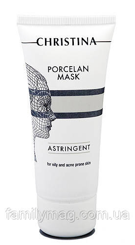 Поросююча порцелянова маска, Christina PORCELAN MASK ASTRINGENT, 60 мл.