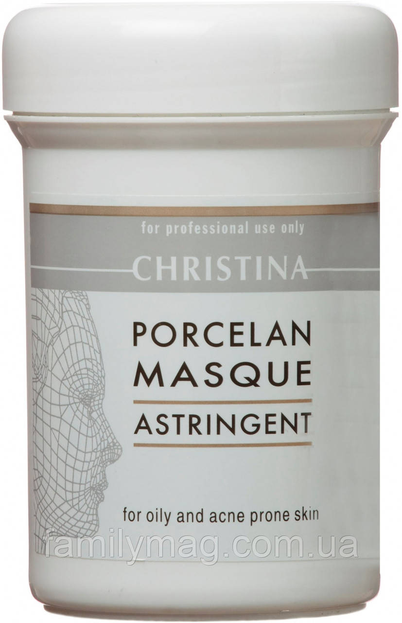 Поросуживающая фарфоровая маска, Christina PORCELAN MASK ASTRINGENT, 250 мл. - фото 1 - id-p641327693