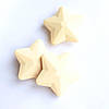Зірка велика (бежева) 45мм, силіконові намистини, фото 3