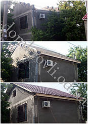 Монтаж металлочерепицы Афина 