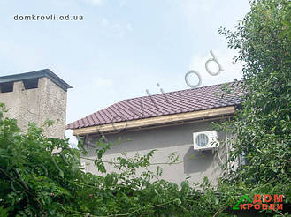 Монтаж металлочерепицы Афина 