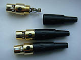 Разьем gold mini XLR 3pin для гарнітур Shure, AKG K701, K712, Q701, фото 4