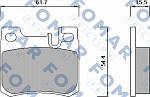 Колодки гальмівні задні Mercedes 190-500, C180-280 Fomar