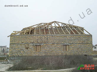 Монтаж керамической черепицы Roben Piemont. 