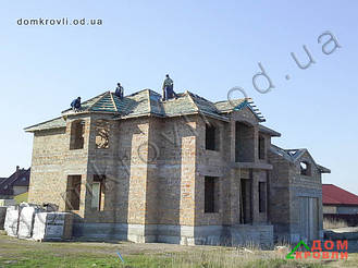 Монтаж керамической черепицы Roben Piemont Одесса