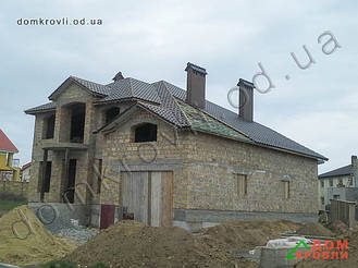 Монтаж керамической черепицы Roben Piemont. 