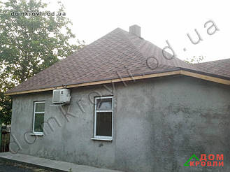 Монтаж битумной черепицы Katepal Rocky дюна.