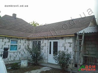 Монтаж битумной черепицы Katepal Rocky дюна.