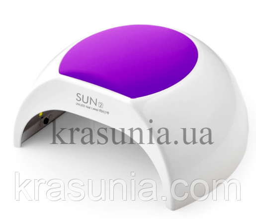 Лампа для манікюру LED+UV Sun 2с, нового покоління з кварцовими діодами, 48 Вт, фото 1