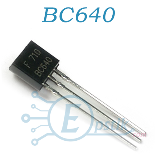 BC640 транзистор біполярний PNP 80В 1А TO92