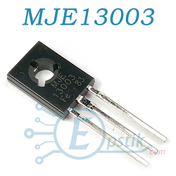 MJE13003, транзистор біполярний NPN, TO126