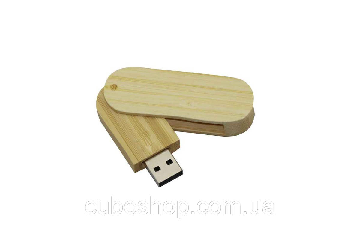 Дерев'яна флешка поворотна (32 Гб), фото 1