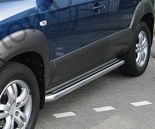 Підніжки на Hyundai Tucson (2004-2014) Хюндай Туксон PRS