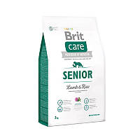 Сухий корм Brit Care Senior Lamb & Rice 3 kg (д/пожитих усіх порід)