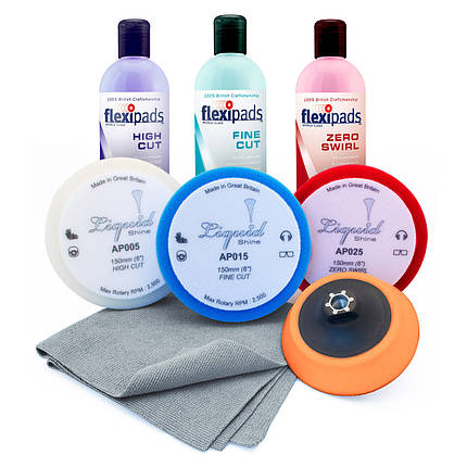 Стартовий набір для полірування - Flexipads Liquid Shine Starter Kit (LP001), фото 1
