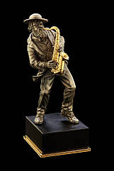 Статуетка бронзова Саксофоніст