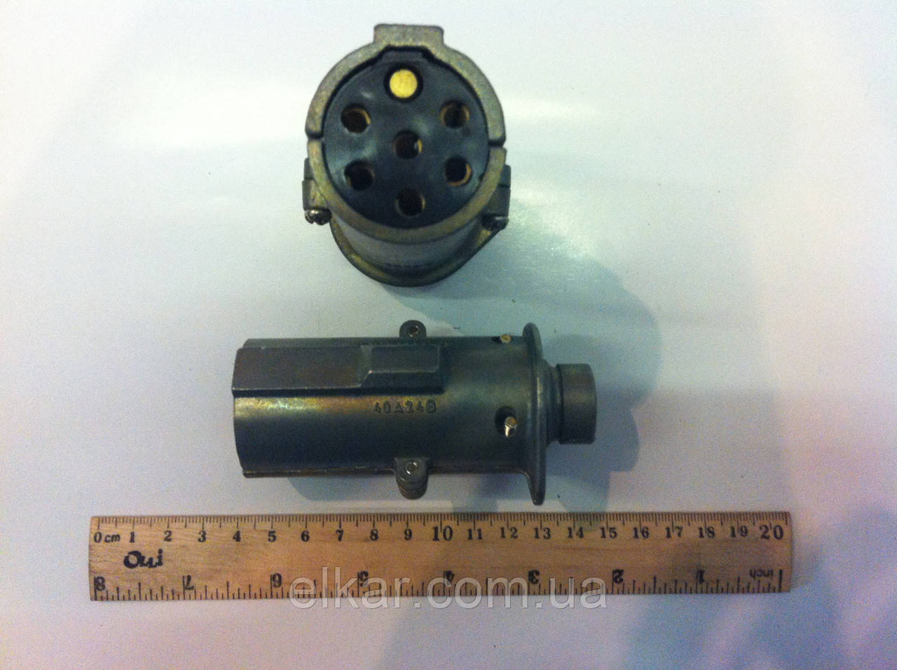 Вилка 12-24 В, 40 А ПС-326А УКРАЇНА, фото 1