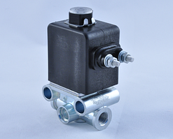 Клапан електромагн КЕМ 19 12В двохштирьовий роз'єм ,К1/8 (Росія, Йошкар-Ола)