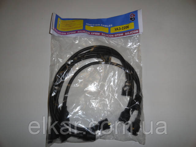 Провода високовольтні (мідь) коричн. 5 шт. УАЗ 451-3707250 (Україна)