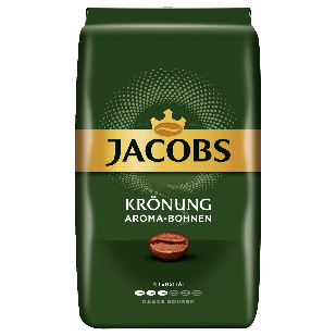 Кава в зернах середнього обсмажування Jacobs Kronung Aroma-Bohnen, 500 г, Голландія