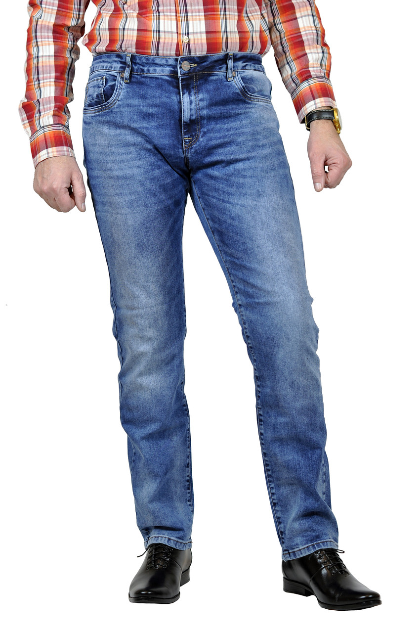 Джинси чоловічі Crown Jeans модель 106 (A.O.BL.)