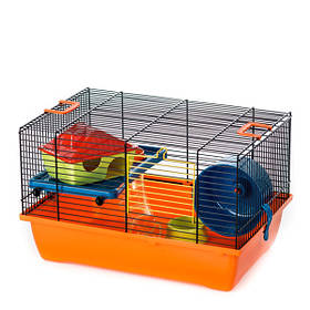 Клітка для гризунів, емаль GINO+TUBE InterZoo 42*29*26 см