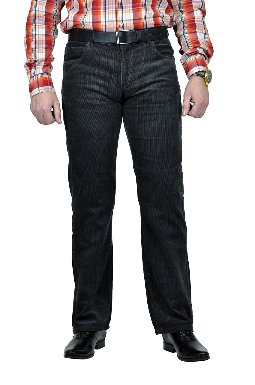 Вельветові штани чоловічі Crown Jeans модель 2727 (for black c)