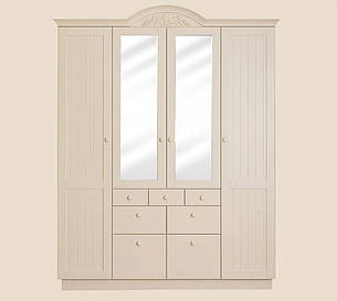 Шафа дерев'яна  в класичному стилі для спальні / вітальні / передпокою / коридору Шато РКБ-Меблі, колір на вибір, фото 2